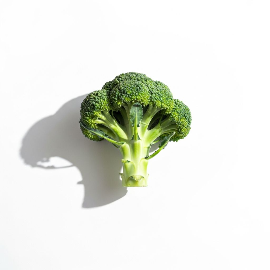 Fresh vegetable with crystal clarity